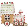 Clayre & Eef 6PR5840 Decoratieve Locomotief met LED 21x12x17 cm
