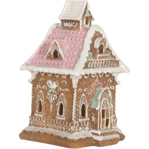 Clayre & Eef 6PR5843 Decoratie Huis met LED 9x10x15 cm