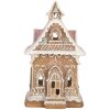 Clayre & Eef 6PR5843 Decoratie Huis met LED 9x10x15 cm