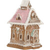 Clayre & Eef 6PR5843 Decoratie Huis met LED 9x10x15 cm