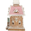 Clayre & Eef 6PR5843 Decoratie Huis met LED 9x10x15 cm