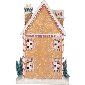 Clayre & Eef 6PR5845 Decoratie Huis met LED 17x12x25 cm