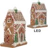 Clayre & Eef 6PR5846 Decoratiehuis met LED 15x9x20 cm