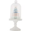 Clayre & Eef 6PR5847 Glasklok met Decoratie Ø 13x27 cm