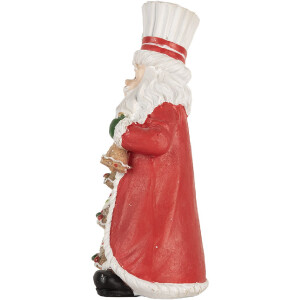 Clayre & Eef 6PR5849 Decoratie Kerstman 15x11x25 cm