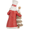 Clayre & Eef 6PR5849 Decoratie Kerstman 15x11x25 cm