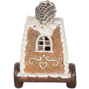 Clayre & Eef 6PR5854 Decoratie Huis met LED 21x11x16 cm