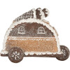 Clayre & Eef 6PR5854 Decoratie Huis met LED 21x11x16 cm