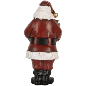 Clayre & Eef 6PR5862 Kerstsierstuk Kerstman met Taart 10x10x21 cm