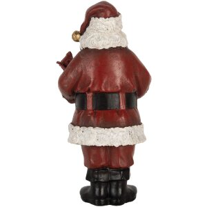 Clayre & Eef 6PR5863 Kerstman met boek 10x10x21 cm