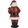 Clayre & Eef 6PR5863 Kerstman met boek 10x10x21 cm