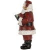 Clayre & Eef 6PR5863 Kerstman met boek 10x10x21 cm