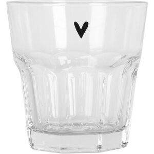 Clayre & Eef BHSGL0011 Drinkglas Ø 8x8 cm 150...