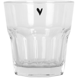 Clayre & Eef BHSGL0011 Drinkglas Ø 8x8 cm 150 ml Transparant