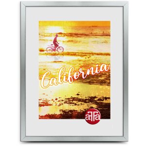 FrameFactory Fotolijst California zilver 40x50 cm Acrylglas