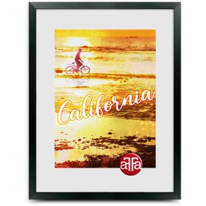 FrameFactory Fotolijst California 30x40 cm Zwart Acrylglas