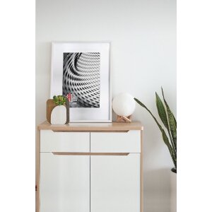 FramesFactory Houten Fotolijst Finger 29,7x42 cm wit met acrylglas