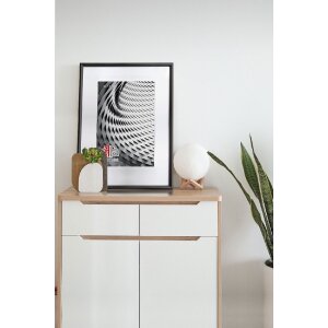 FramesFactory Houten fotolijst Finger 30x40 cm zwart Acrylaatglas