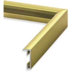 FramesFactory Aluminium fotolijst 28x35 cm goud Kunstglas