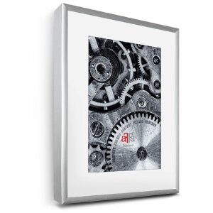 FramesFactory Aluminium fotolijst 21x29,7 cm zilver kunstglas