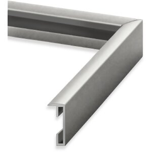 FramesFactory Aluminium fotolijst 59,4x84,1 cm zilver Kunstglas