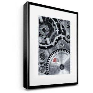 FramesFactory Aluminium fotolijst 15x21 cm zwart Kunstglas