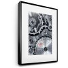 FramesFactory Aluminium fotolijst 28x35 cm zwart Kunstglas
