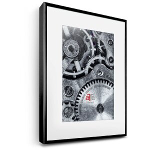 FramesFactory Aluminium fotolijst 40x60 cm zwart kunstglas