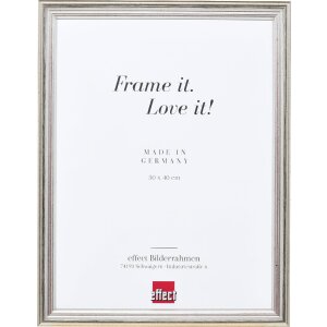 Effect houten fotolijst profiel 44 Barokstijl zilver goud vele maten