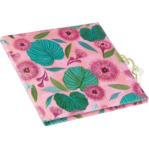 Goldbuch Dagboek Tropical Leaves roze 16x16 cm