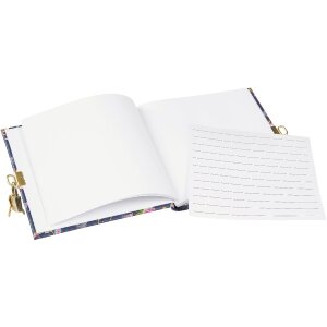 Goldbuch Dagboek Tropical Birds Blauw 16x16 cm