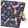 Goldbuch Dagboek Tropical Birds Blauw 16x16 cm