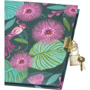 Goldbuch Dagboek Tropical Birds groen 16x16 cm