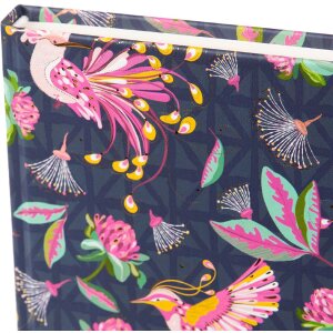 Goldbuch Tropical Birds Blue Notitieboek 15x22 cm
