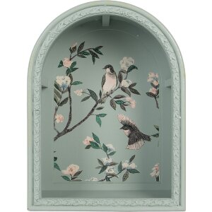 Clayre & Eef 6H2460 Wandplank Set 2 Blauw Roze...