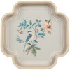 Clayre & Eef 6H2461 Decoratieve Dienbladset 2 Beige Roze 30x30/24x24 cm