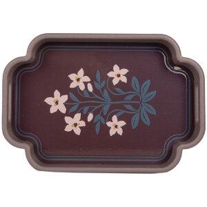 Clayre & Eef 6H2463 Decoratief Dienblad Set van 2 Roze Violet