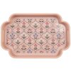 Clayre & Eef 6H2463 Decoratief Dienblad Set van 2 Roze Violet