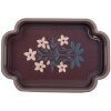 Clayre & Eef 6H2463 Decoratief Dienblad Set van 2 Roze Violet