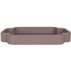 Clayre & Eef 6H2463 Decoratief Dienblad Set van 2 Roze Violet