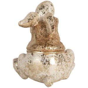 Clayre & Eef 6PR5485 Decoratie Konijn 6x5x7 cm Beige & Bruin