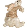 Clayre & Eef 6PR5485 Decoratie Konijn 6x5x7 cm Beige & Bruin
