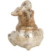 Clayre & Eef 6PR5485 Decoratie Konijn 6x5x7 cm Beige & Bruin