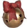 Clayre & Eef 6PR5767 Kandelaar 13x12x13 cm Goudkleurig en Rood