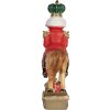 Clayre & Eef 6PR5768 Decoratieve Notenkraker op Schommelpaard 24x8x31 cm