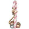 Clayre & Eef 6PR5775 Decoratie Pepermuntstok 19x14x30 cm Roze Goud