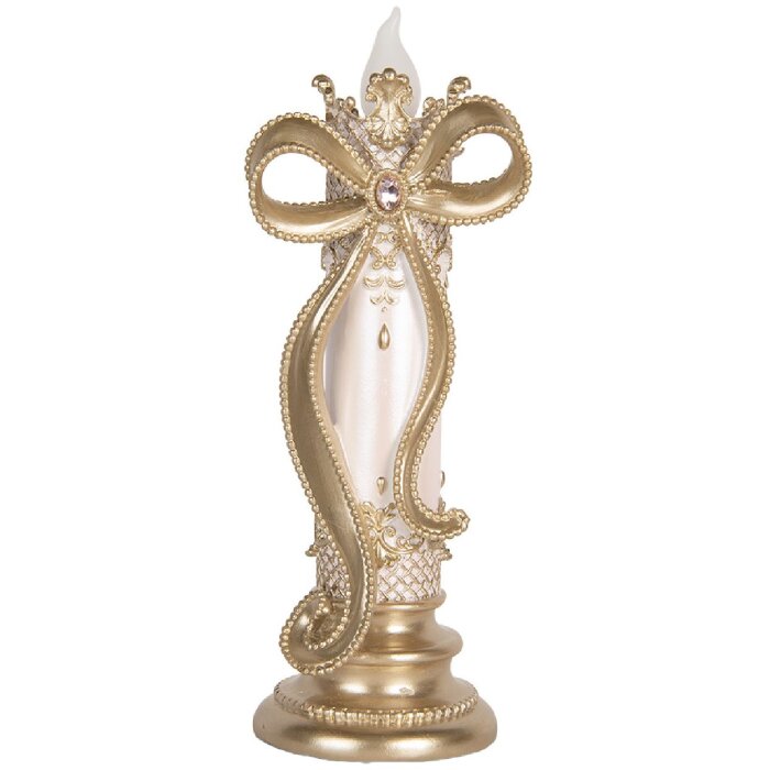 Clayre & Eef 6PR5777 Decoratieve LED-kaars 13x12x34 cm