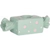 Clayre & Eef 6PR5778BL Kandelaar 14x6x4 cm Blauw en Wit