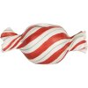 Clayre & Eef 6PR5778R Kandelaar 14x7x6 cm Rood Wit