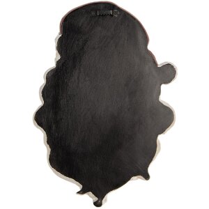 Clayre & Eef 6PR5781 Wanddecoratie Kerstman 23x5x31 cm